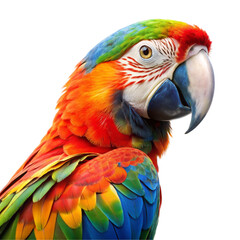 Fototapeta premium Colorful Catalina macaw isolated on transparent background 