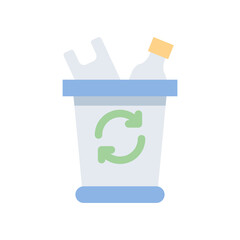recycle bin flat style