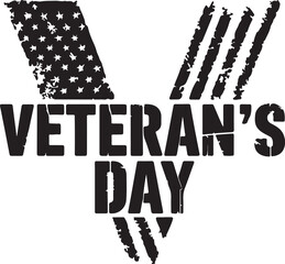 Veteran day t-shirt design. Custom typography veteran day premium quote t-shirt design.