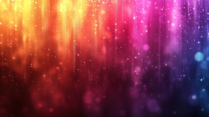 Vibrant abstract background with colorful light streaks and bokeh effects creating a festive atmosphere