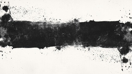 black ink splat, black and white background, Black Grunge Brush Stroke Texture with Splatter Effects on White Background, Black Backgroung, White Background