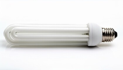 Compact Fluorescent Light Bulb Close-up