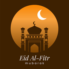 Elegant Eid al-Fitr Background - Perfect for Greetings and Banners