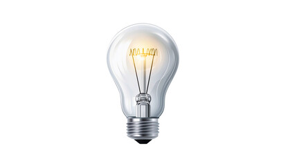 light bulb isolated on white