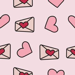 Valentine pattern seamless. Heart shape pattern for valentine design