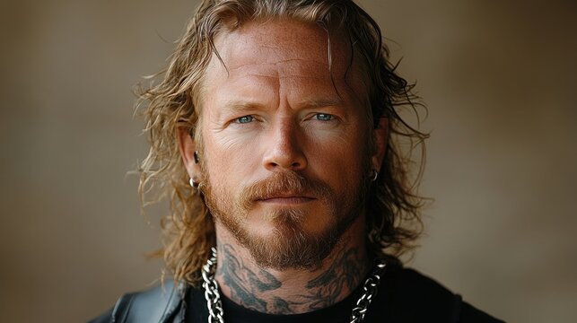 Portrait of Corey Taylor, American Musician