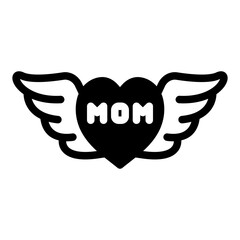 mom angel solid style
