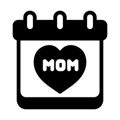 calendar mother day solid style