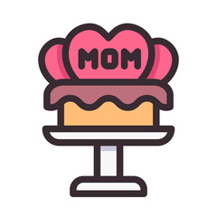 mom cake love filled style