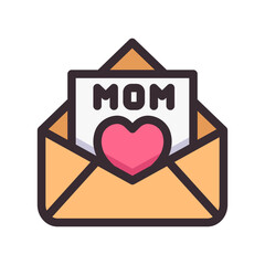 mom letter filled style