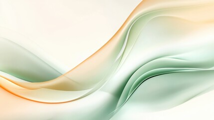 Obraz premium Elegant abstract pastel wave background with soft gradient colors