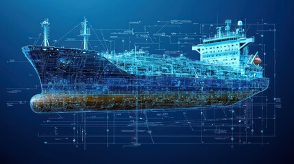 Blueprint of a LNG Carrier: Digital Ship Design