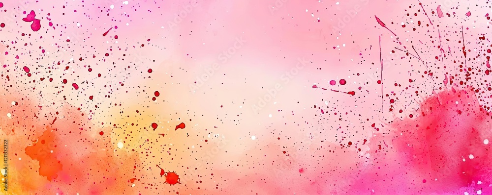 Aufkleber splattered watercolor idea. vibrant splash of colors creating an artistic and dynamic background.