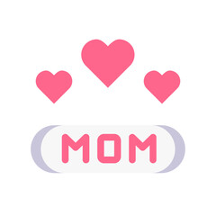mom love flat style