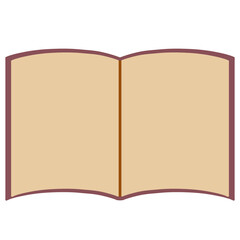 Brown open book