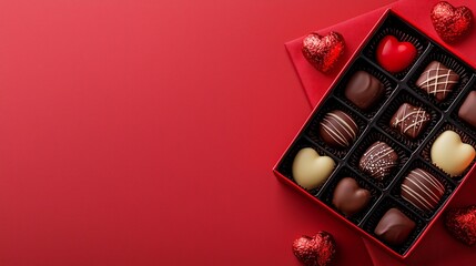 Delicious Heart-Shaped Chocolate Box for Valentines Day