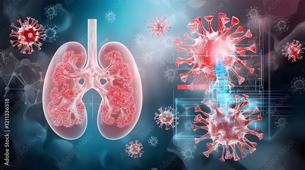 Poster highly detailed and 3d anatomical rendering showcasing the intricate structure of human kidneys and 