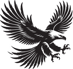 eagle tattoo vector