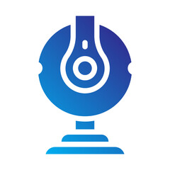 Webcam Flat Gradient Icon