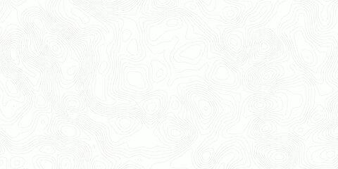 Modern Topographic Pattern in Black and White.Topography wave line grid map. white wave line geography landscape Topo contour map on white background. Geographic