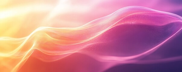 Fototapeta premium Smooth gradient flow, blurred landing page backdrop, Generative AI