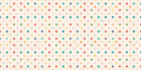 Pastel Circle Pattern Background A Delightful Array of Softly Colored Dots on a Creamy Surface