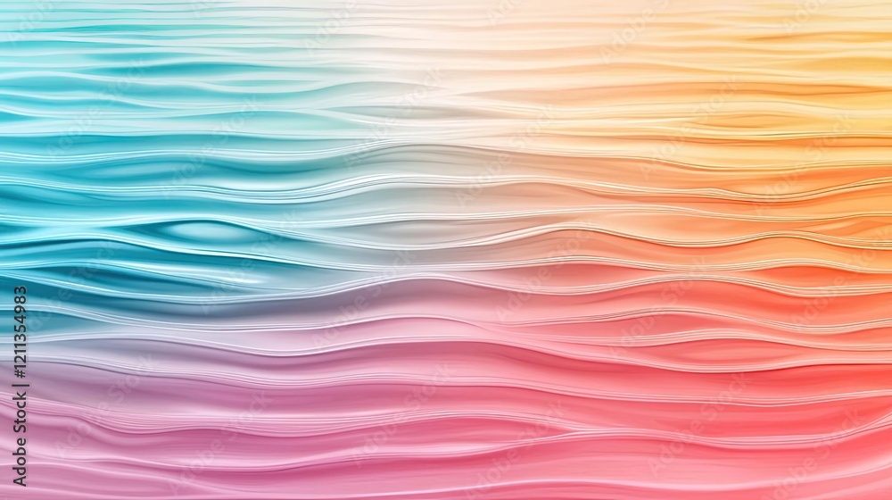 Poster water watercolor concept. colorful wavy abstract background with soothing gradients and flowing patt