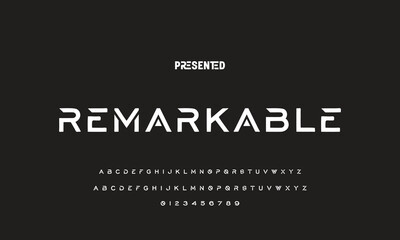 Abstract modern urban alphabet fonts. Typography sport, technology, fashion, digital, future creative logo font. vector illustration