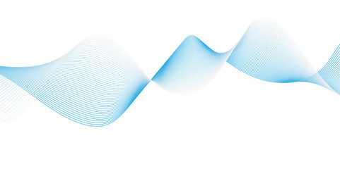 Abstract gradient colorful wave stripe blend Technology minimal wavy pattern, stylish line and web background. vector design speed lines on transparent ribbon isolated Undulate Wave Swirl, background.