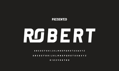 Abstract modern urban alphabet fonts. Typography sport, technology, fashion, digital, future creative logo font. vector illustration