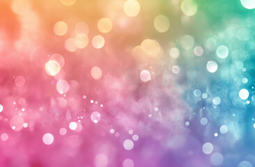 abstract bokeh background, Colorful Bokeh Light Background with Gradient Pastel Glow