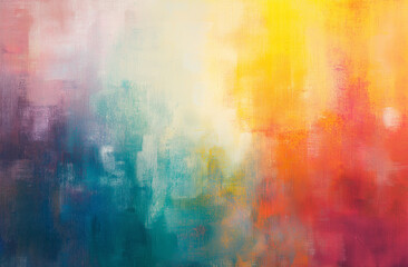 Colorful Abstract Gradient Texture with Vibrant Pastel Shades and Subtle Paint Splatter