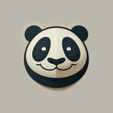 panda with a smile