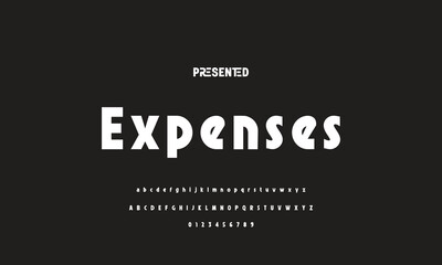 Modern Bold Font. Regular Italic Number Typography urban style alphabet fonts for fashion, sport, technology, digital, movie, logo design, vector illustration