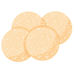 Brown onde onde Indonesian traditional cake