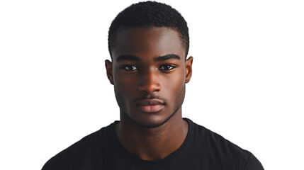 Obraz premium Portrait of a Young Black Man