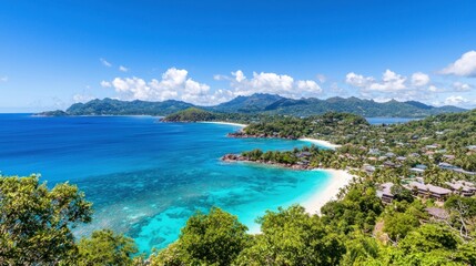 Fototapeta premium Tropical Island Beach Paradise