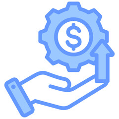 Profitability Blue Icon