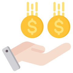 Revenue Flat Icon