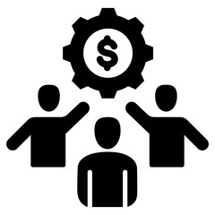 Leadership Glyph Icon