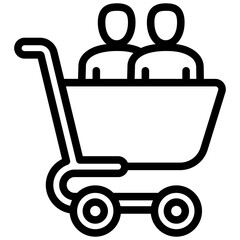 Procurement Team Outline Icon