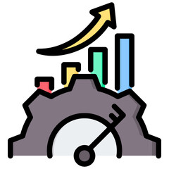 Kpi Outline Color Icon