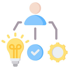 Competency Framework Flat Icon