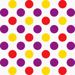 Bright colorful circle pattern on white background, ideal for textiles, wallpapers, and backgrounds. High quality vector design for creative and modern decor.