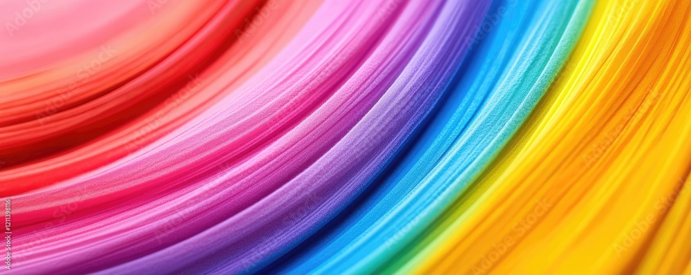 Poster Rainbow holi idea. Vibrant swirl of colorful paint creating a dynamic artistic backdrop.