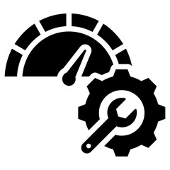 Management Tools Glyph Icon