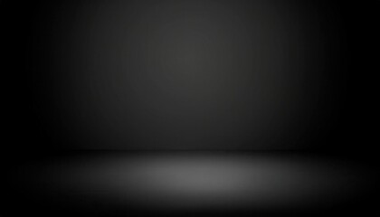 minimalist dark studio background with subtle spotlight effect on textured floor for photography, graphic design, and presentation