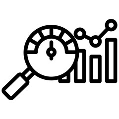 Performance Analysis Outline Icon