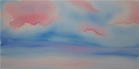 Light blue watercolor texture background.Watercolor painted background. Abstract Illustration wallpaper. Brush stroked painting.