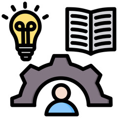 Competency Outline Color Icon